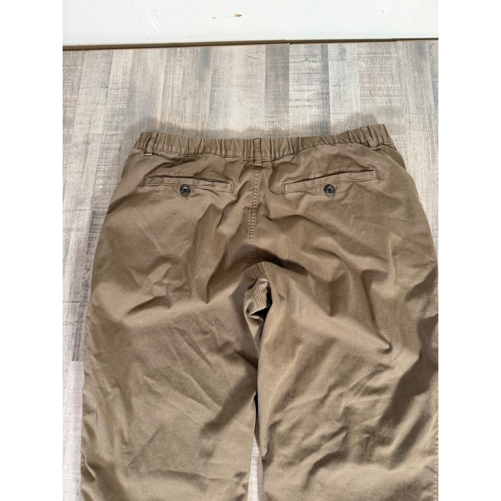 Bearbottom Clothing Womens XL Tall Khaki Brown Stretch Chino Jogger Pants - Picture 5 of 9
